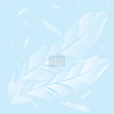 Illustration for Abstract blue background, greeting card cover - Royalty Free Image