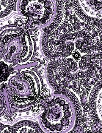 Illustration for Vector seamless paisley pattern - Royalty Free Image