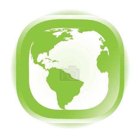 Téléchargez les illustrations : Illustration vectorielle icône Globe - en licence libre de droit