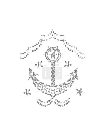 Illustration for Anchor icon vector illustration design template - Royalty Free Image
