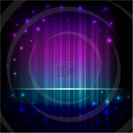 Illustration for Abstract technology circles vector illustration. - Royalty Free Image