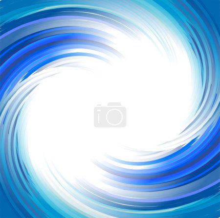 Ilustración de Fondo abstracto con líneas azules y blancas - Imagen libre de derechos