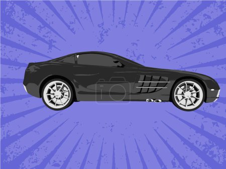 Téléchargez les illustrations : Illustration vectorielle de la voiture Sport
. - en licence libre de droit