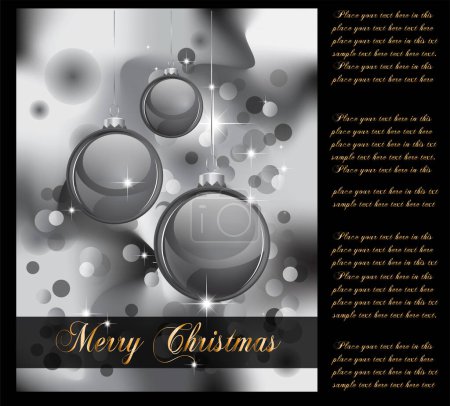 Illustration for Christmas balls  vector illustration - Royalty Free Image