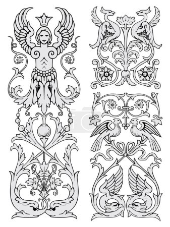 Illustration for Decorative element  for the book - Royalty Free Image