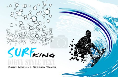 Illustration for Abstract wave background. vector illustration - Royalty Free Image
