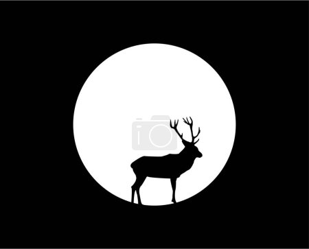 Illustration for Deer icon  vector illustration - Royalty Free Image