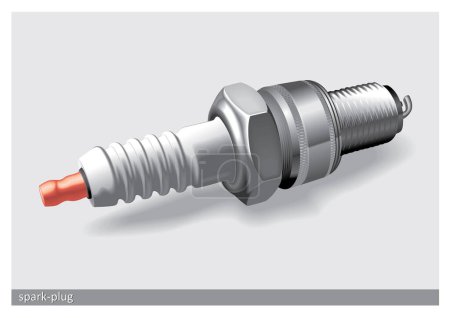 Illustration for Vector realistic icon of screw - Royalty Free Image