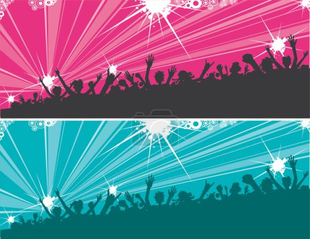 Illustration for Vector illustration of party poster - Royalty Free Image