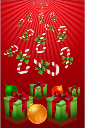 Ilustración de Vector Navidad caja de regalo
. - Imagen libre de derechos