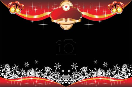 Illustration for Christmas background, modern vector illustration - Royalty Free Image