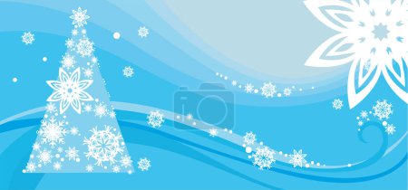 Illustration for Abstract christmas greeting background. vector illustration - Royalty Free Image