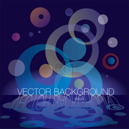 Illustration for Abstract background with colorful lines. vector illustration - Royalty Free Image