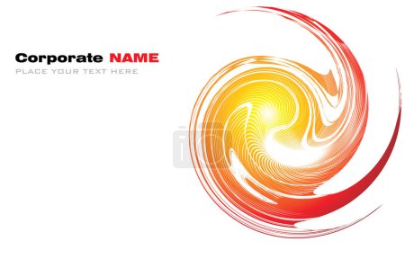 Illustration for Abstract corporate background with stripes - Royalty Free Image