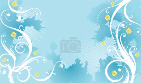 Illustration for Abstract floral vector background - Royalty Free Image