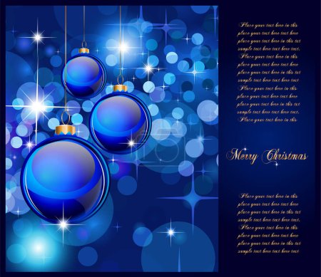 Ilustración de Feliz Navidad y Feliz Año Nuevo. ilustración vectorial
. - Imagen libre de derechos