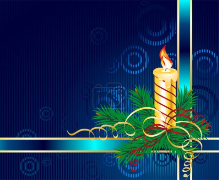 Ilustración de Feliz año nuevo tarjeta - Imagen libre de derechos