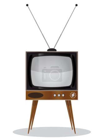 TV modern vector illustration