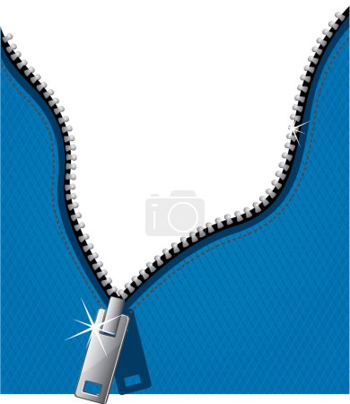 Illustration for Zipper, modern vector illustration - Royalty Free Image
