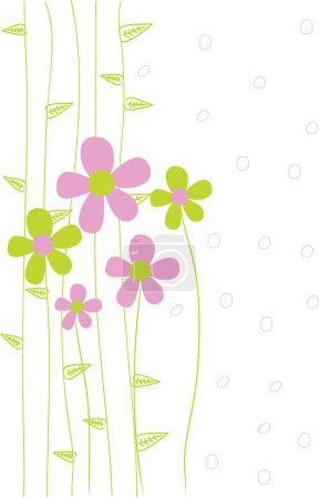 Illustration for Floral seamless pattern, vector illustration - Royalty Free Image