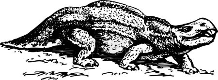 Ilustración de Ilustración de un dinosaurio - Imagen libre de derechos