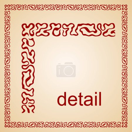 Illustration for Decorative design element for design. - Royalty Free Image