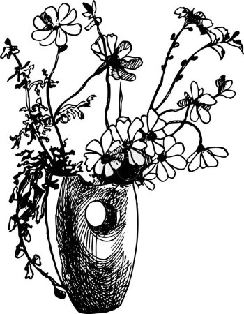 Illustration for Vector illustration of a floral pattern - Royalty Free Image