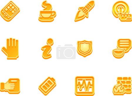 Illustration for Business icons background, vector illustration - Royalty Free Image