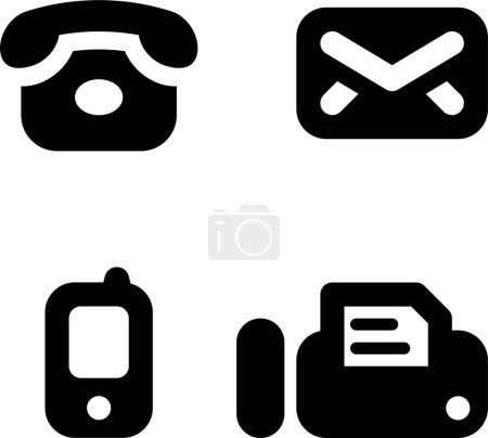Illustration for Business icons background, vector illustration - Royalty Free Image