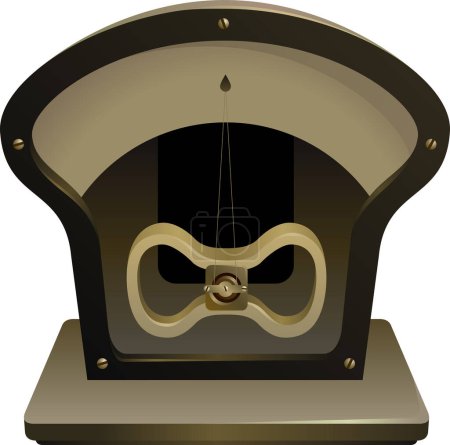 Ilustración de Galvanómetro, ilustración vectorial moderna - Imagen libre de derechos