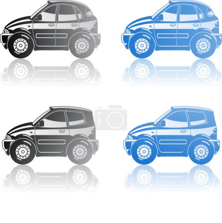 Illustration for Car and repair service - Royalty Free Image