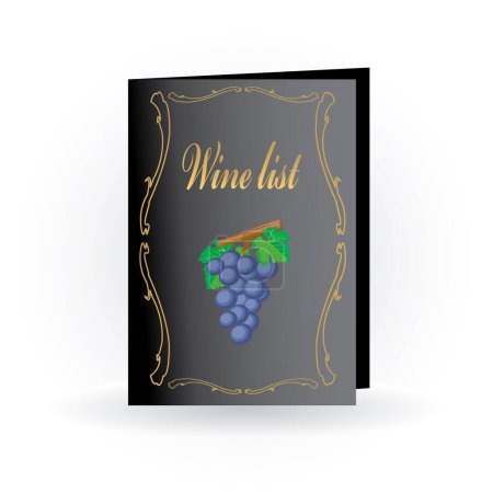 Téléchargez les illustrations : Vin vecteur avec vignes - en licence libre de droit