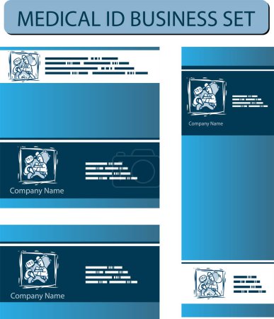 Téléchargez les illustrations : Entreprise médicale icône conception - en licence libre de droit