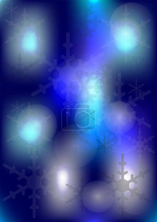 Illustration for Abstract background with bokeh lights - Royalty Free Image