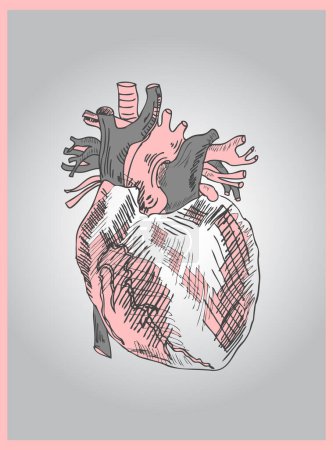 Illustration for Heart icon vector illustration - Royalty Free Image