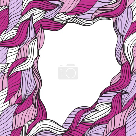 Illustration for Abstract background with pink flowers - Royalty Free Image