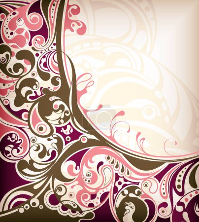 Illustration for Abstract vector illustration background - Royalty Free Image
