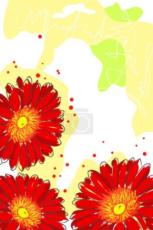 Illustration for The pattern of a visionary flower - Royalty Free Image