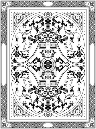 Illustration for Vector floral ornament for design - Royalty Free Image