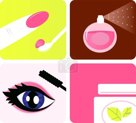Illustration for Beauty concept vector illustration - Royalty Free Image