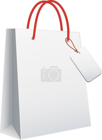 Illustration for Shopping bag vector illustration - Royalty Free Image