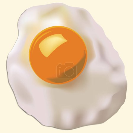 Ilustración de Ilustración del vector de huevo roto - Imagen libre de derechos