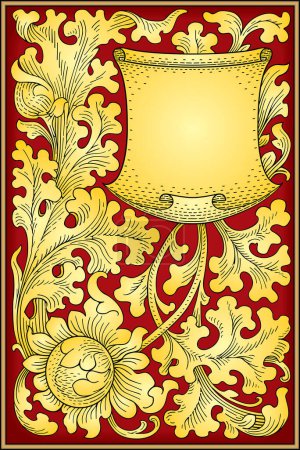 Ilustración de Vector floral elemento decorativo - Imagen libre de derechos