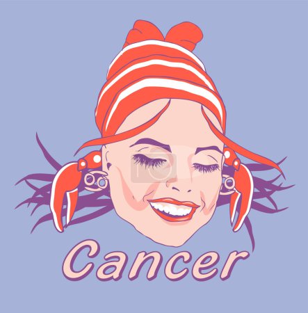 Illustration for Cancer sign. vector illustration - Royalty Free Image