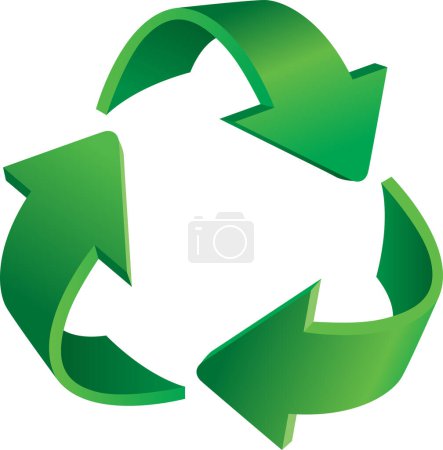 Illustration for Recycle icon, vector illustration - Royalty Free Image
