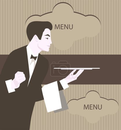 Illustration for Restaurant menu design, vector illustration eps 1 0 graphic - Royalty Free Image
