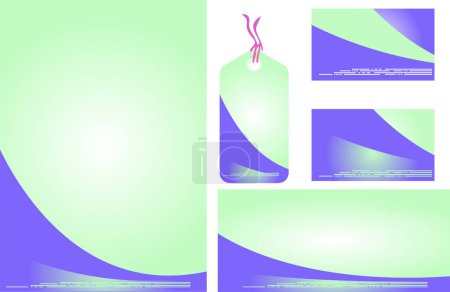 Illustration for Vector set of banners with abstract backgrounds - Royalty Free Image