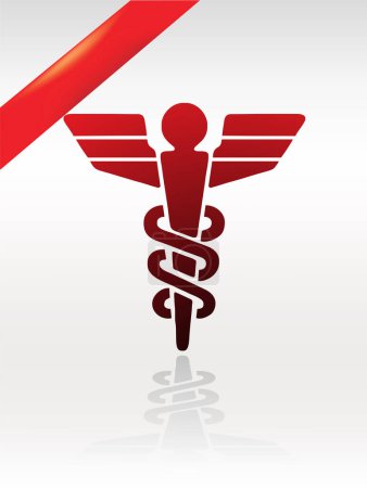 Illustration for Medical symbol icon. vector illustration - Royalty Free Image