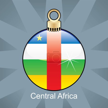 Illustration for Round icon with flag of Ethiopia - Royalty Free Image