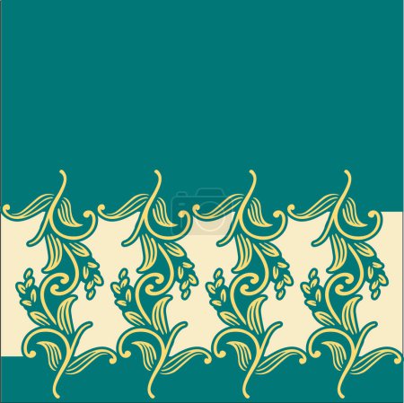 Ilustración de Vector patrón floral, ilustración para el diseño - Imagen libre de derechos